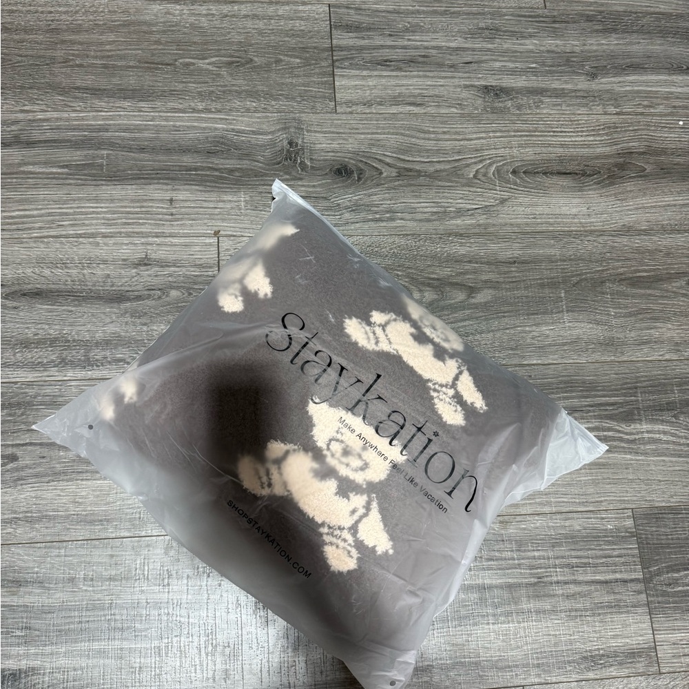 Staykation Teddy Bear Backpack Quillow/Blanket.